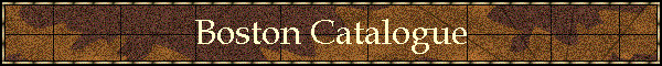 Boston Catalogue